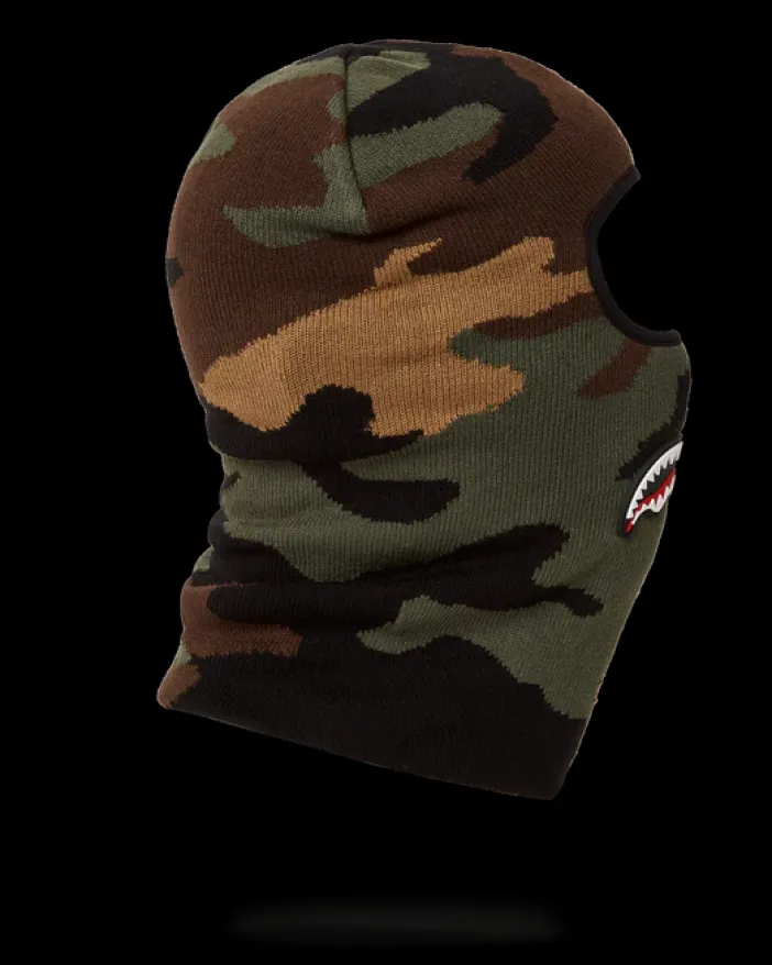 CAMO SHARK SKI MASK>SPRAYGROUND Hot