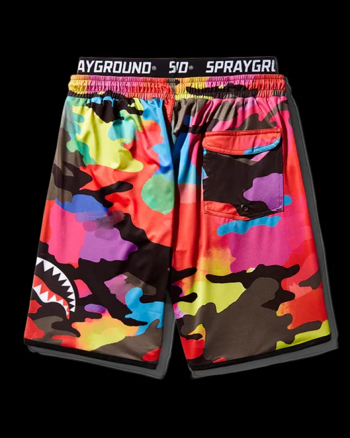 CAMOBURST CORTO SWIM TRUNKS>SPRAYGROUND Outlet