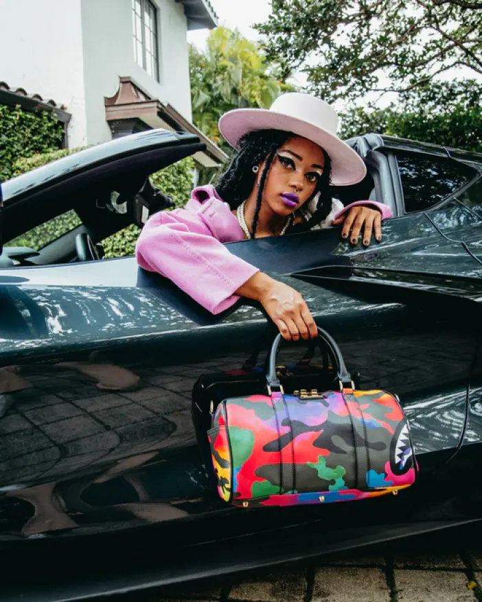 CAMOBURST MINI DUFFLE>SPRAYGROUND New