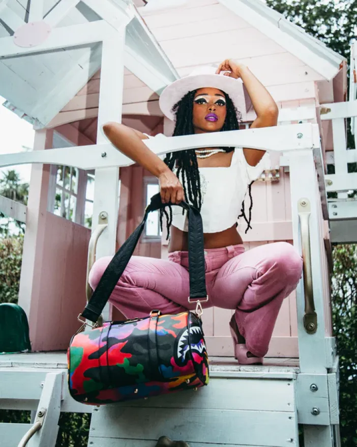 CAMOBURST MINI DUFFLE>SPRAYGROUND New