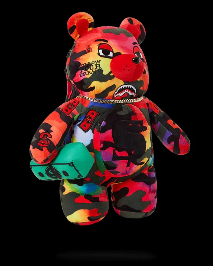 CAMOBURST MONEYBEAR TEDDYBEAR BACKPACK>SPRAYGROUND Outlet