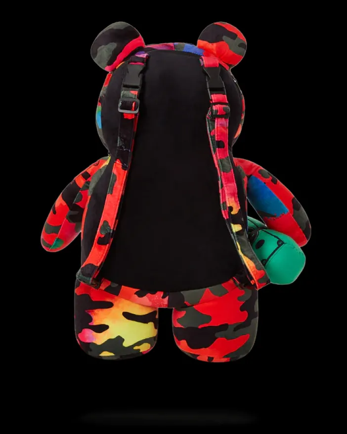 CAMOBURST MONEYBEAR TEDDYBEAR BACKPACK>SPRAYGROUND Outlet