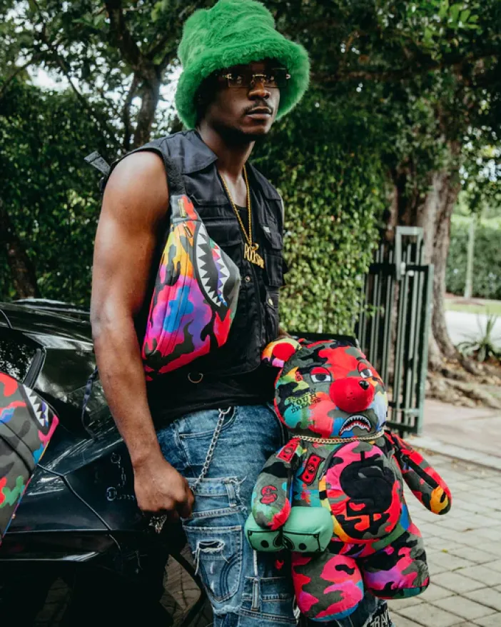 CAMOBURST MONEYBEAR TEDDYBEAR BACKPACK>SPRAYGROUND Outlet