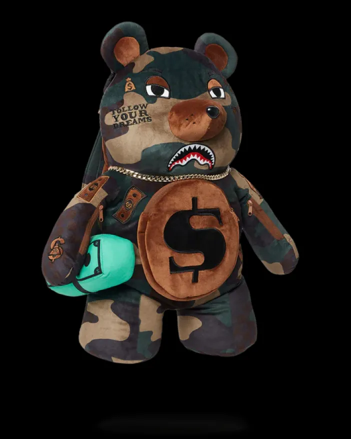 CAMOCHECK MONEYBEAR TEDDYBEAR BACKPACK>SPRAYGROUND Outlet