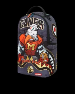 CANES MUSCLE UNIVERSITY OF MIAMI BACKPACK (WITH WARREN SAPP)><noscript><img width=