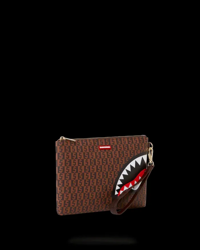 CASHIN CHECKS CROSSOVER CLUTCH>SPRAYGROUND Sale