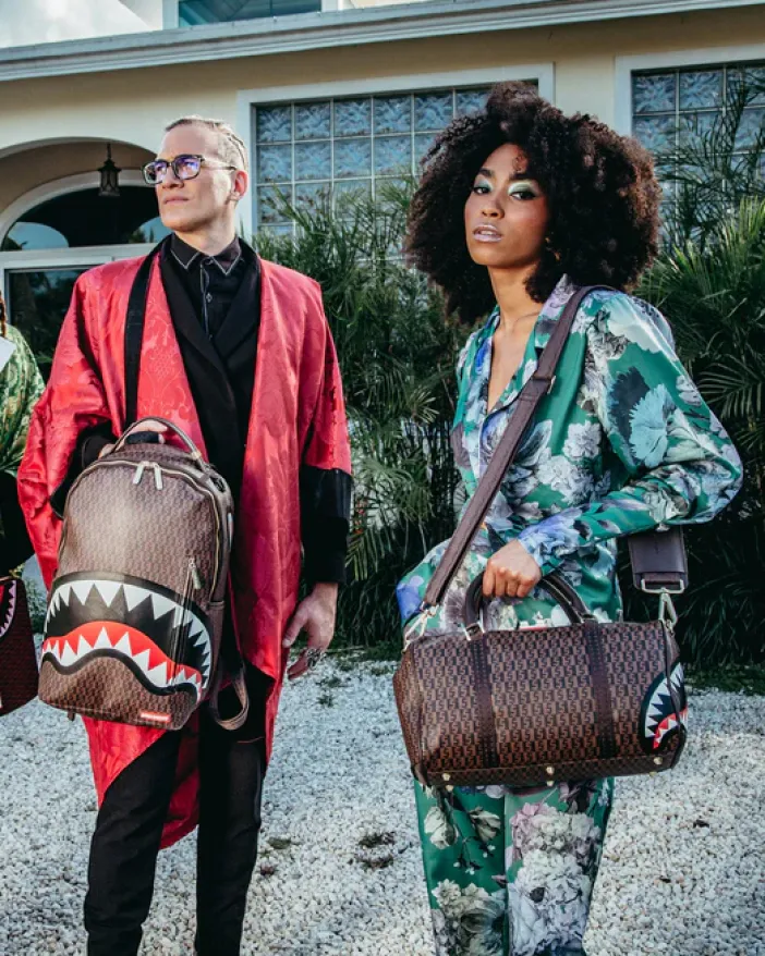 CASHIN CHECKS SAVVY CROSSBODY>SPRAYGROUND