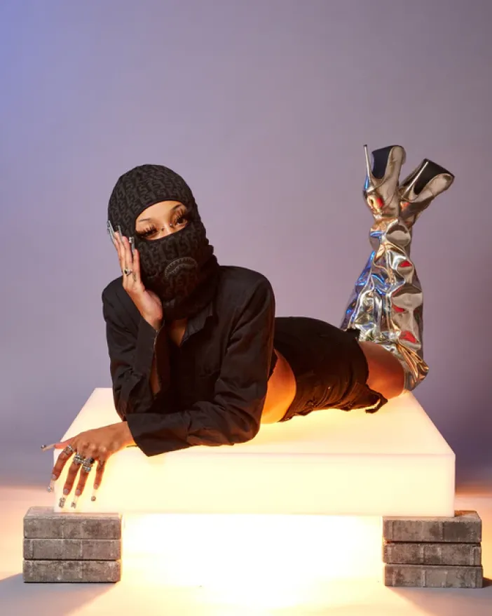 CASHIN CHECKS SKI MASK (GRAY)>SPRAYGROUND Best