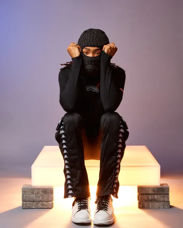CASHIN CHECKS SKI MASK (GRAY)>SPRAYGROUND Best