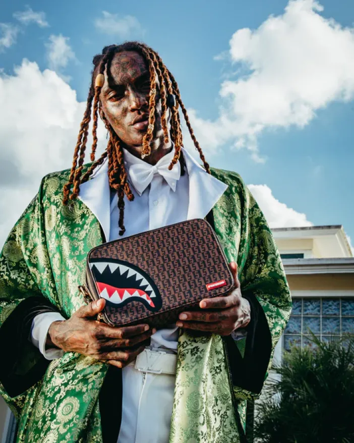 CASHIN CHECKS TOILETRY BAG>SPRAYGROUND New
