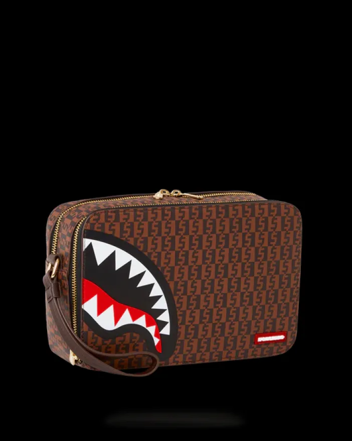 CASHIN CHECKS TOILETRY BAG>SPRAYGROUND New
