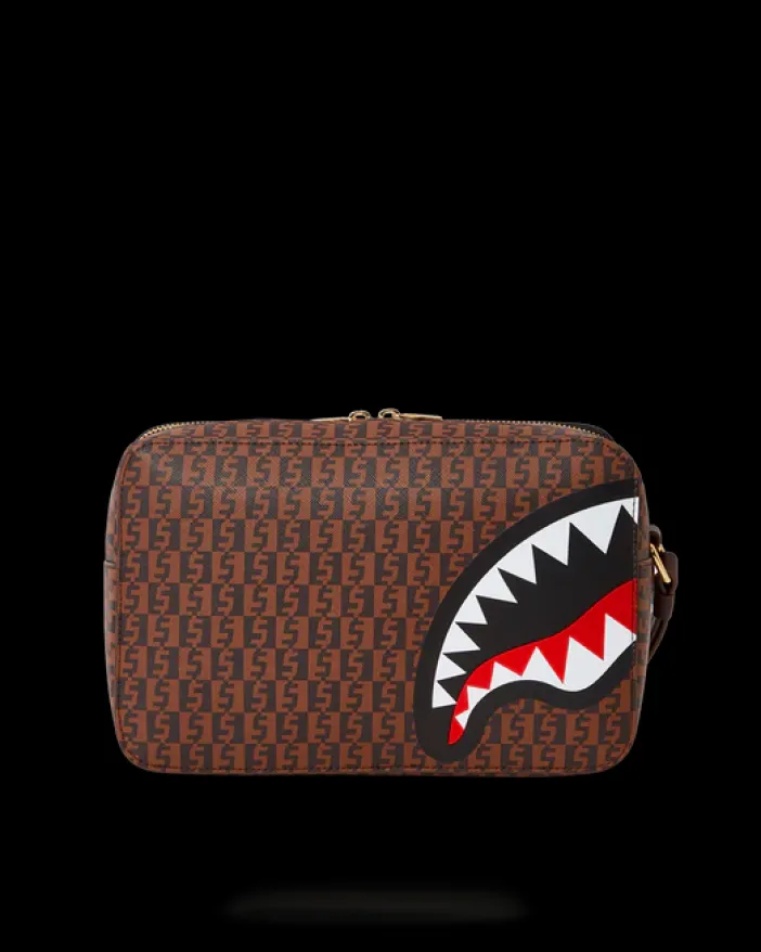 CASHIN CHECKS TOILETRY BAG>SPRAYGROUND New