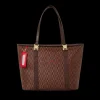 CASHIN CHECKS TOTE>SPRAYGROUND New