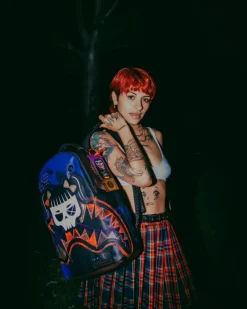 CAZZU ERRORCITO PUNK SHARK BACKPACK><noscript><img width=