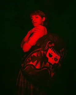 CAZZU ERRORCITO PUNK SHARK BACKPACK><noscript><img width=