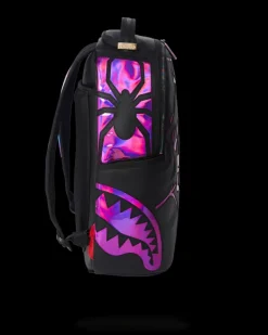 CAZZU IRIDESCENT CUT u0026 SEW SPIDER SKULL SHARK BACKPACK (DLXV)><noscript><img width=
