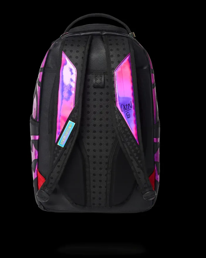CAZZU IRIDESCENT CUT u0026 SEW SPIDER SKULL SHARK BACKPACK (DLXV)>SPRAYGROUND Best