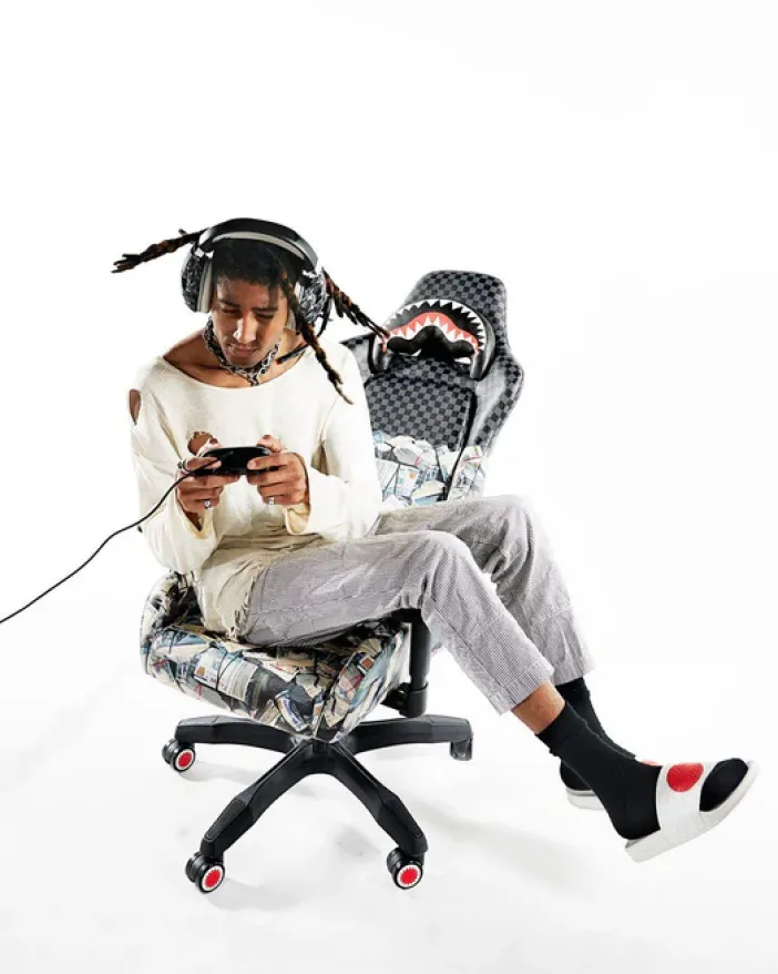 CHECK MONEY GAMING CHAIR - SUPER RARE>SPRAYGROUND Online