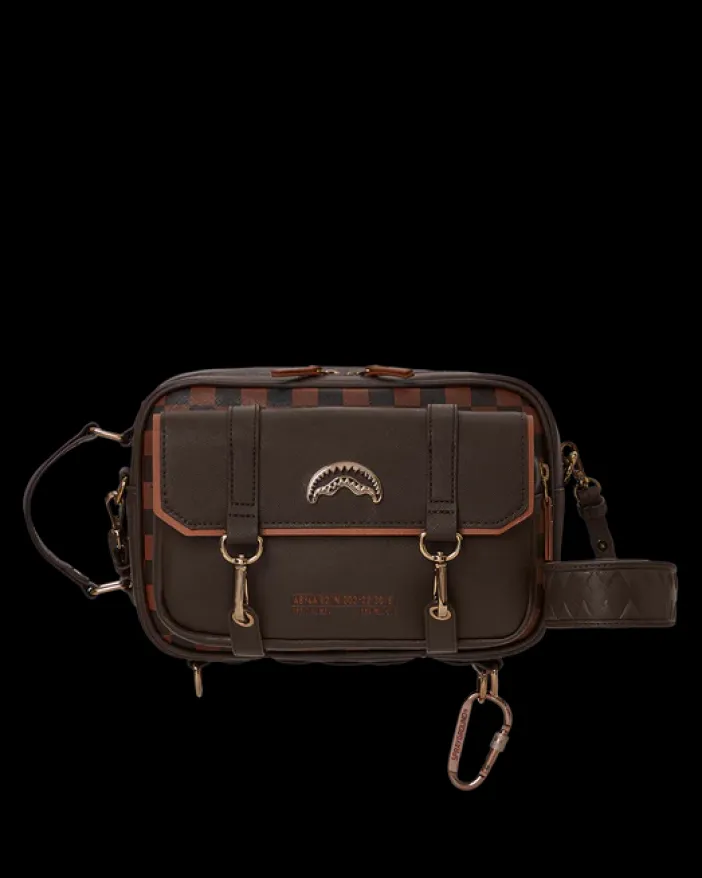 CHECKMATE ROYALE MESSENGER BRICK BAG>SPRAYGROUND Discount