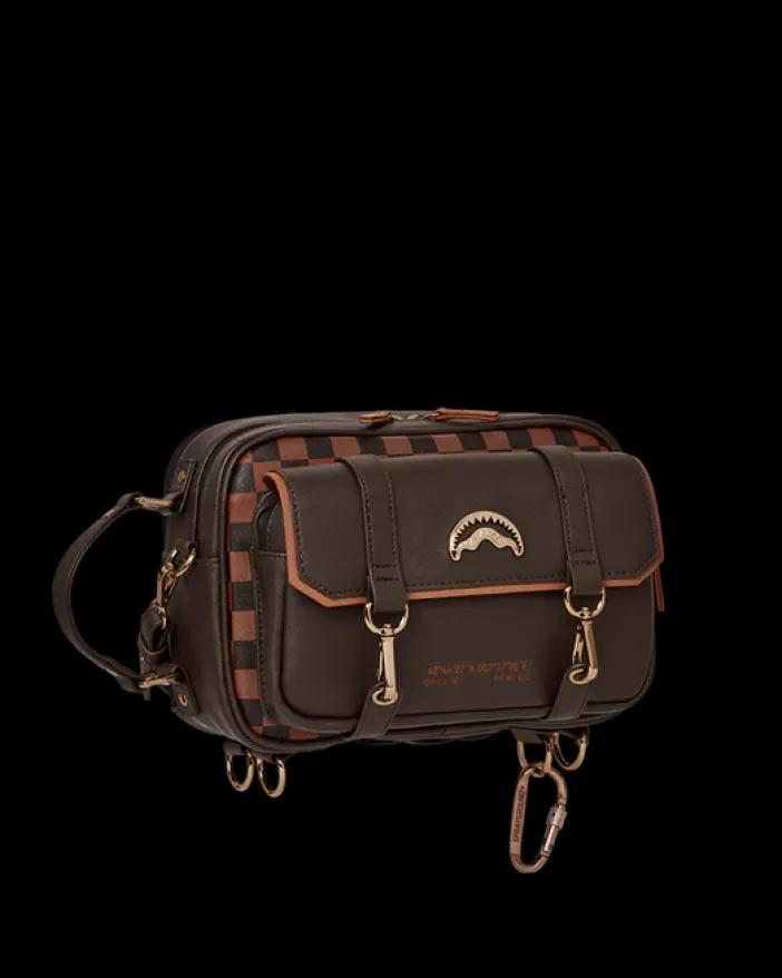CHECKMATE ROYALE MESSENGER BRICK BAG>SPRAYGROUND Discount