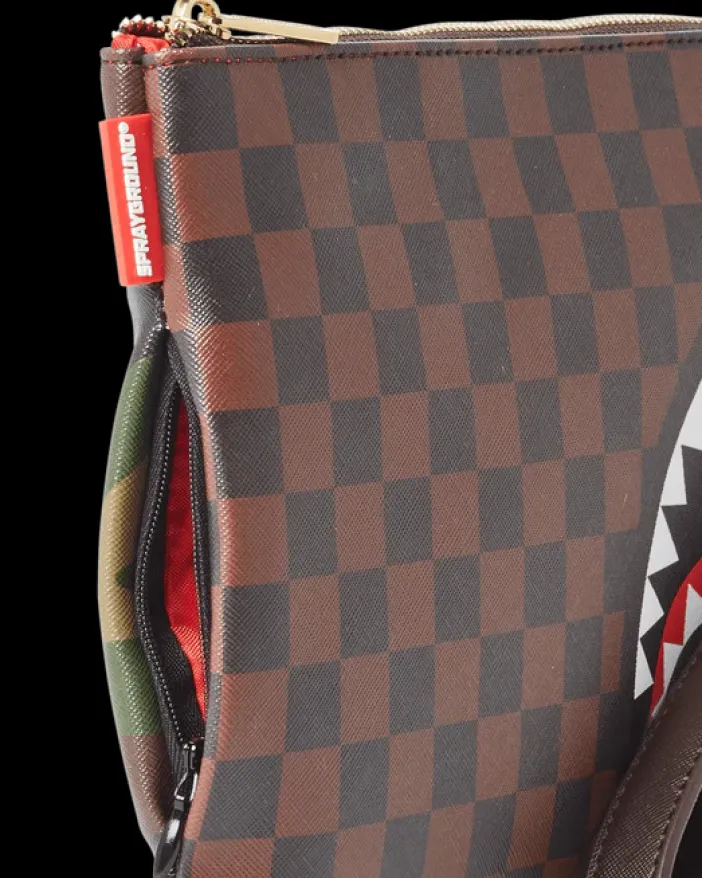 CHECKS IN CAMOFLAUGE CROSSOVER CLUTCH>SPRAYGROUND Online