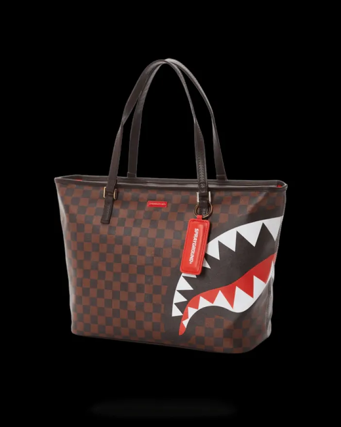 CHECKS IN CAMOFLAUGE TOTE>SPRAYGROUND Outlet