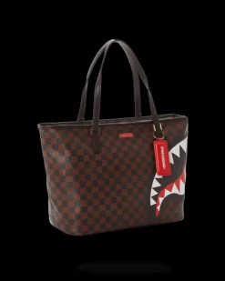 CHECKS IN CAMOFLAUGE TOTE><noscript><img width=