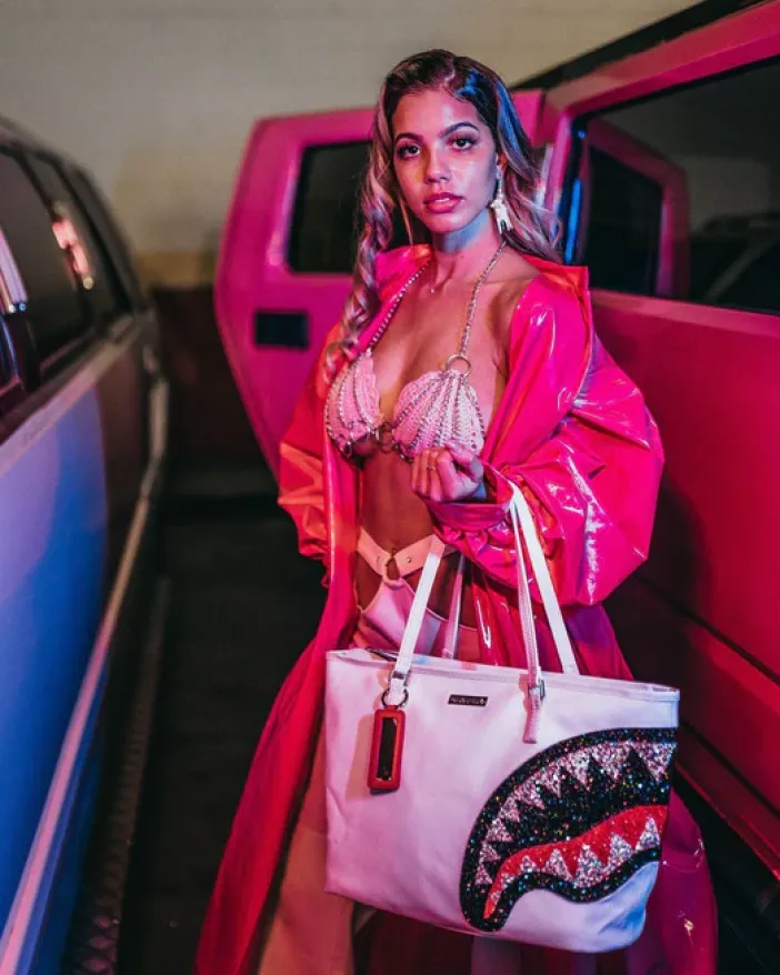 CLEARCUT TOTE (WHITE)>SPRAYGROUND Clearance