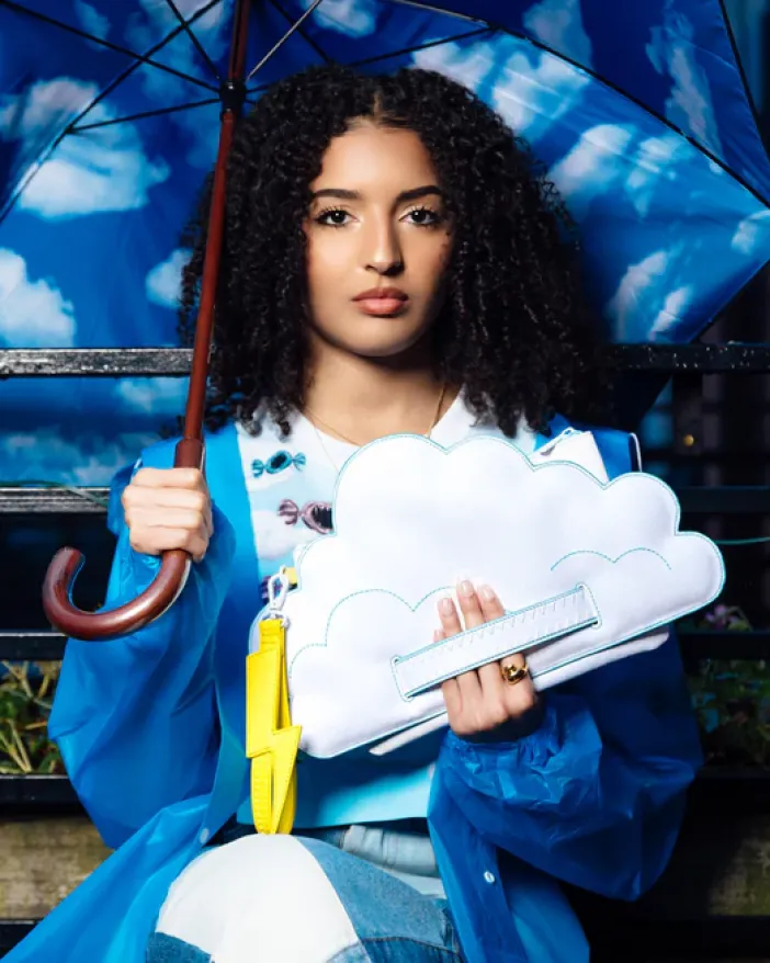 CLOUDY WITH A CHANCE OF SHARK CROSSOVER CLUTCH>SPRAYGROUND Outlet