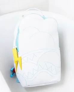 CLOUDY WITH A CHANCE OF SHARK BACKPACK (DLXV)><noscript><img width=