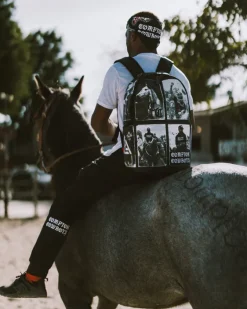 COMPTON COWBOYS HOME ON THE RANGE BACKPACK><noscript><img width=