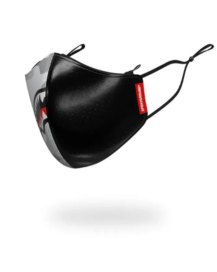 DAMAGE CONTROL STASH POCKET VEGAN LEATHER FACE MASK>SPRAYGROUND Hot