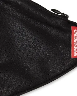 DAMAGE CONTROL STASH POCKET VEGAN LEATHER FACE MASK><noscript><img width=