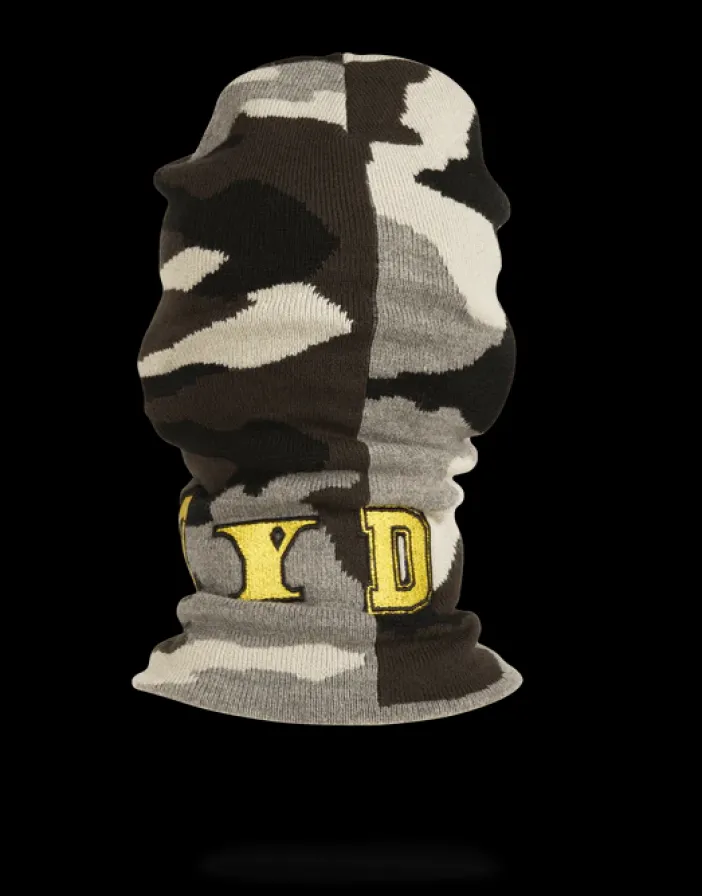 DESTROY SKI MASK (GOLD CAMO)>SPRAYGROUND