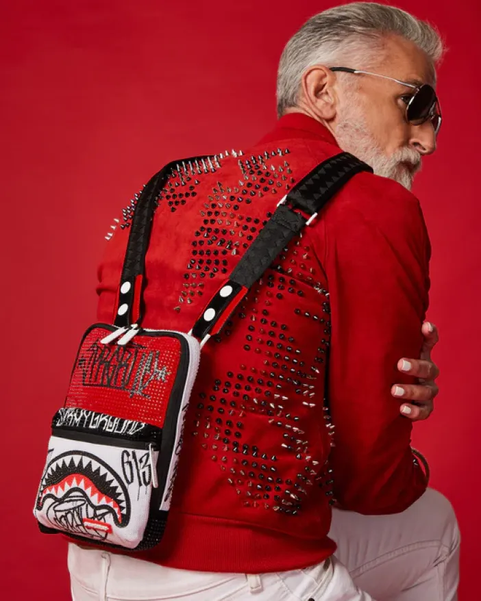 DIAMOND DISTRICT MESSENGER SLING>SPRAYGROUND