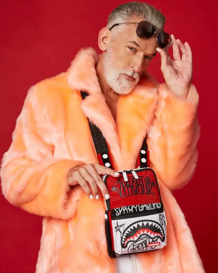 DIAMOND DISTRICT MESSENGER SLING>SPRAYGROUND