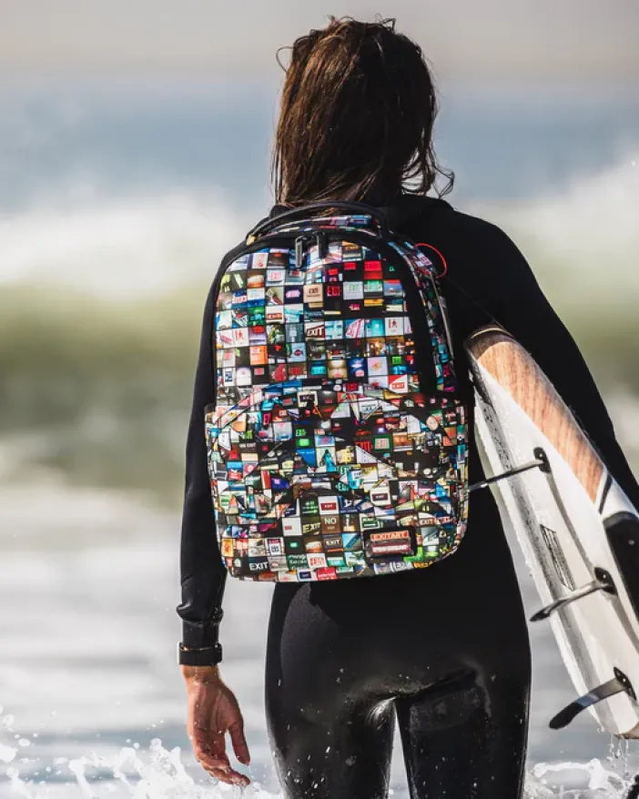 EXIT ART COLLAB BACKPACK (DLXV)>SPRAYGROUND Outlet