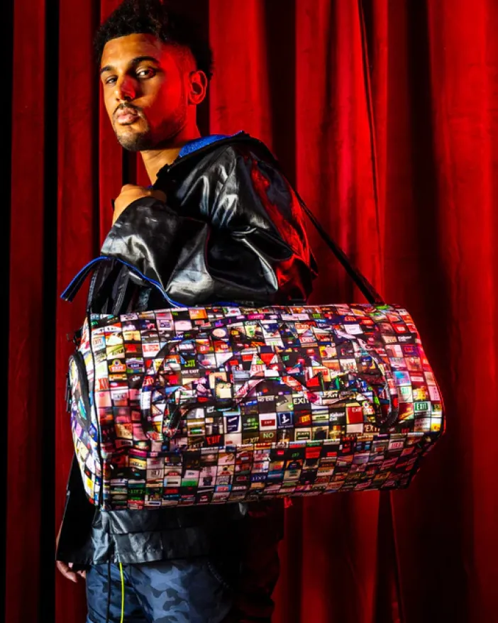 EXIT ART COLLAB DUFFLE>SPRAYGROUND Best