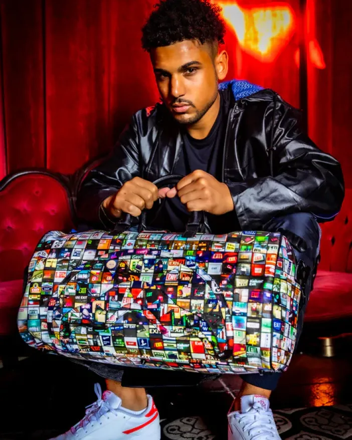 EXIT ART COLLAB DUFFLE>SPRAYGROUND Best