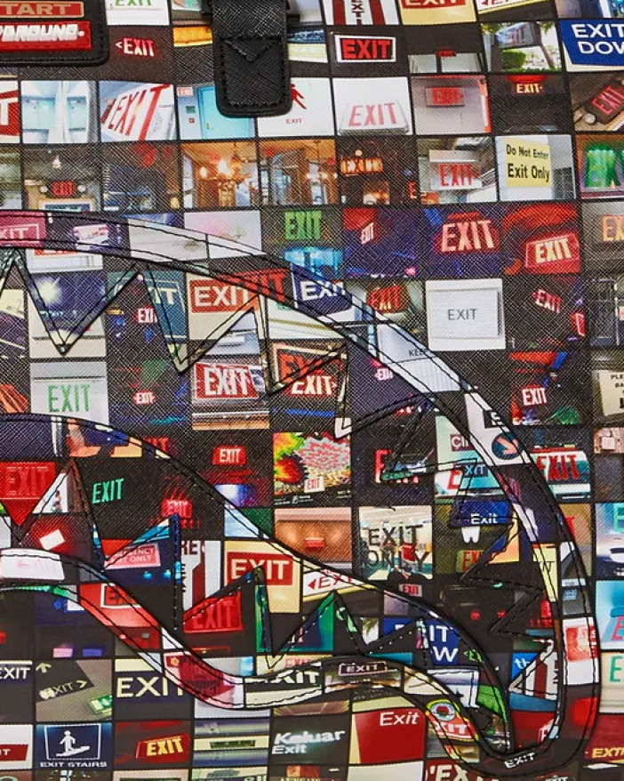 EXIT ART COLLAB DUFFLE>SPRAYGROUND Best