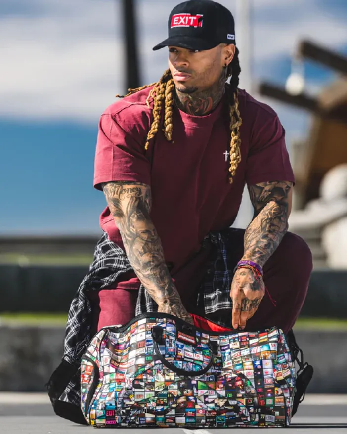 EXIT ART COLLAB DUFFLE>SPRAYGROUND Best