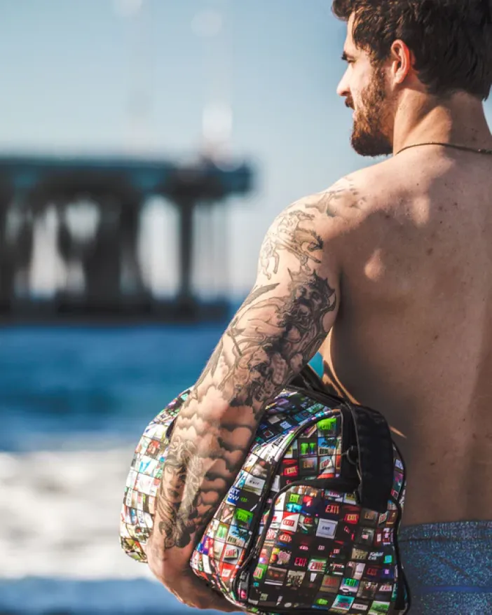 EXIT ART COLLAB DUFFLE>SPRAYGROUND Best