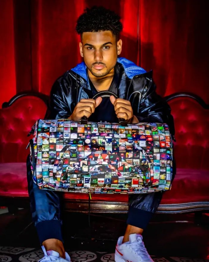 EXIT ART COLLAB DUFFLE>SPRAYGROUND Best