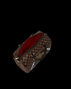 EXTERIOR GOLD ZIP POCKET SHARKS IN PARIS MINI DUFFLE><noscript><img width=