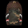 EXTERIOR GOLD ZIP POCKET SHARKS IN PARIS BACKPACK (DLXV)>SPRAYGROUND Outlet