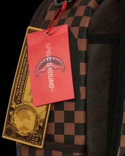 EXTERIOR GOLD ZIP POCKET SHARKS IN PARIS BACKPACK (DLXV)><noscript><img width=