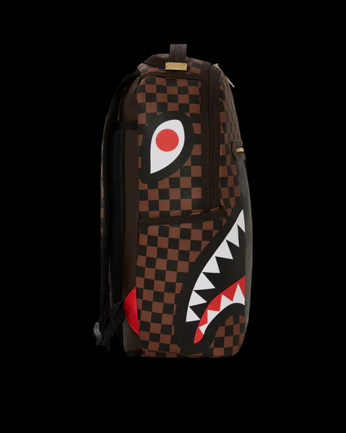 EXTERIOR GOLD ZIP POCKET SHARKS IN PARIS BACKPACK (DLXV)>SPRAYGROUND Outlet