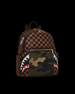 EXTERIOR GOLD ZIP POCKET SHARKS IN PARIS SAVAGE BACKPACK><noscript><img width=