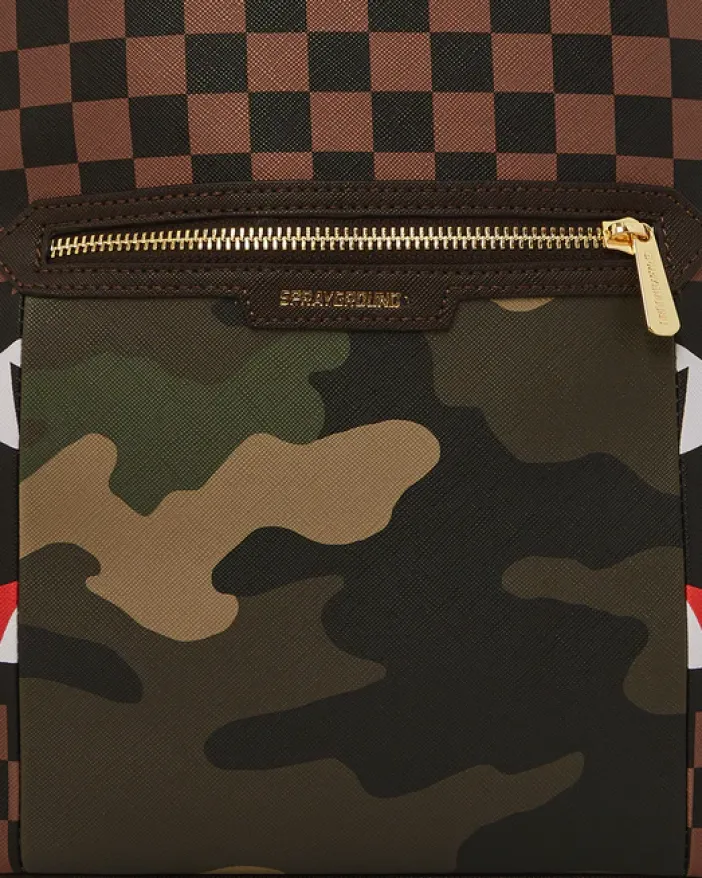 EXTERIOR GOLD ZIP POCKET SHARKS IN PARIS SAVAGE BACKPACK>SPRAYGROUND Online