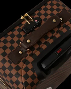 EXTERIOR GOLD ZIP POCKET SHARKS IN PARIS JETSETTER CARRY-ON LUGGAGE><noscript><img width=